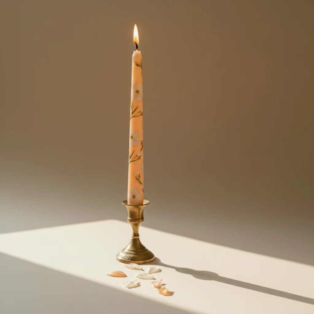Bloom Light Candle Set (Peach)