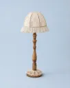 Vintage Lace Wooden Lamp