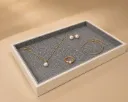 صينية مجوهرات خشبية فاخرة